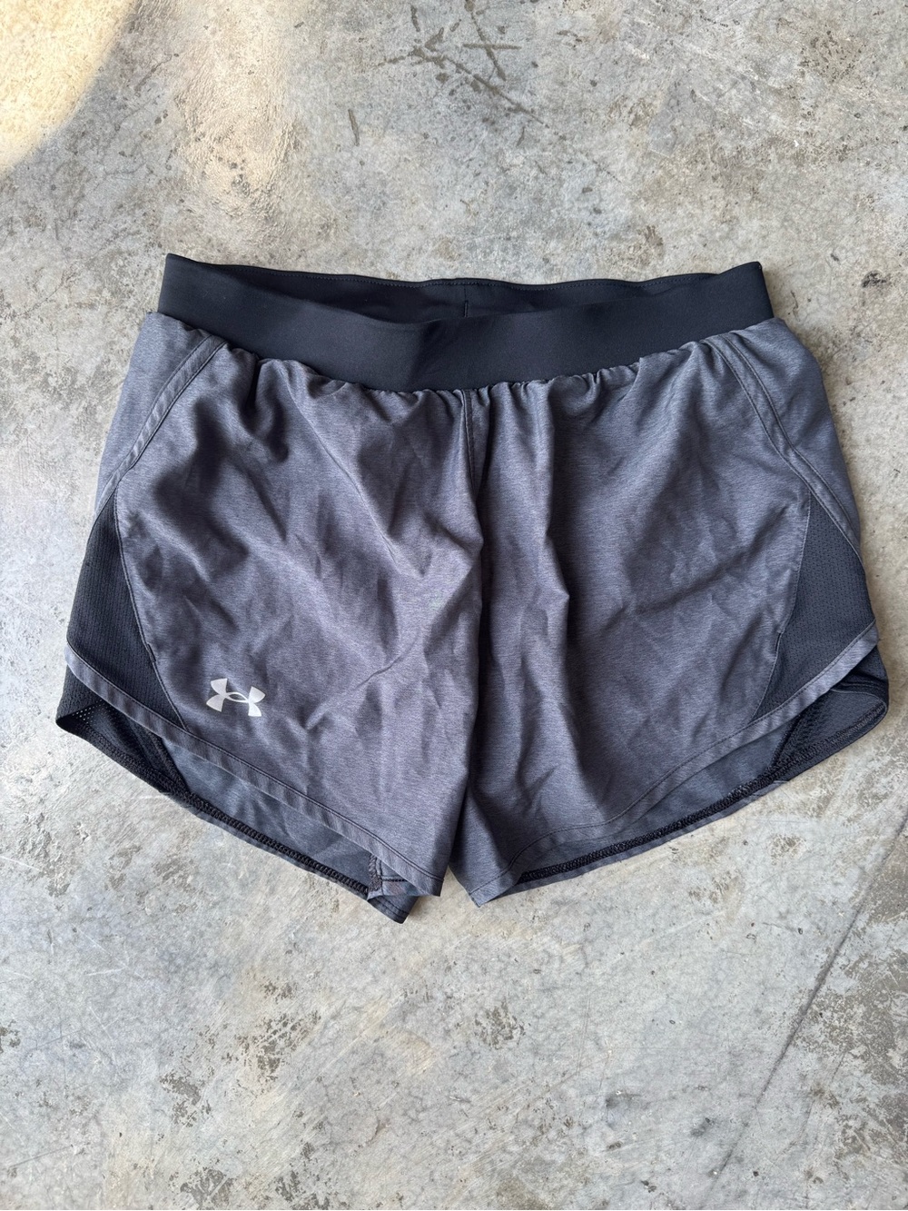 Under Armour Women's Charcoal/Black Athletic Shorts